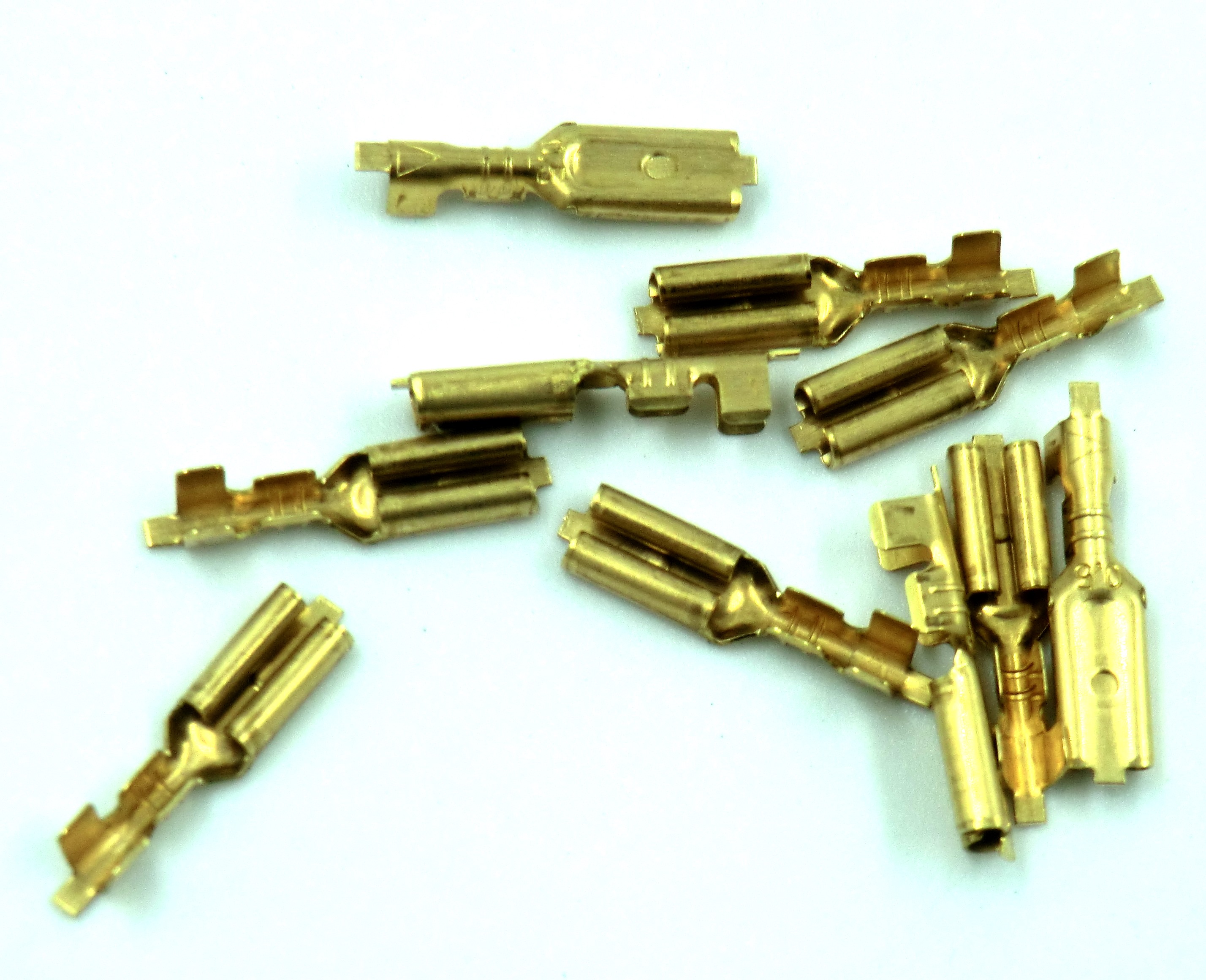 10 Stück Flachsteckhülse 2,8mm