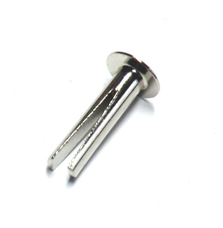 Sattelniete 3,7x16, vernickelt