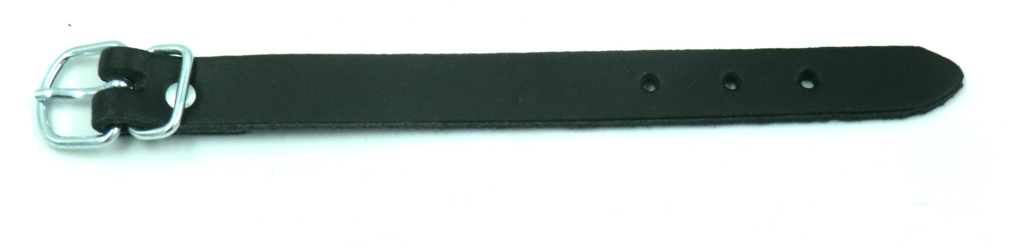 Lederriemchen, schwarz