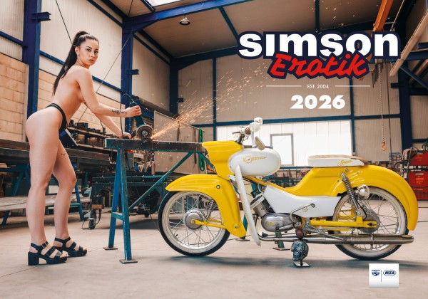 SIMSON-Erotikkalender 2026, Format ca. 36x50 cm