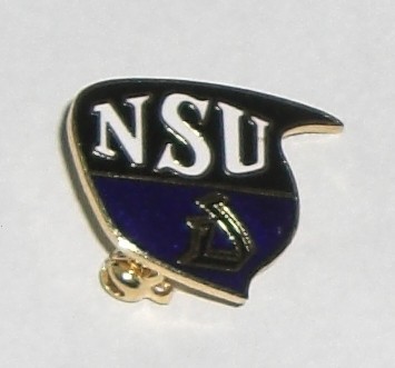NSU Pin dunkelblau